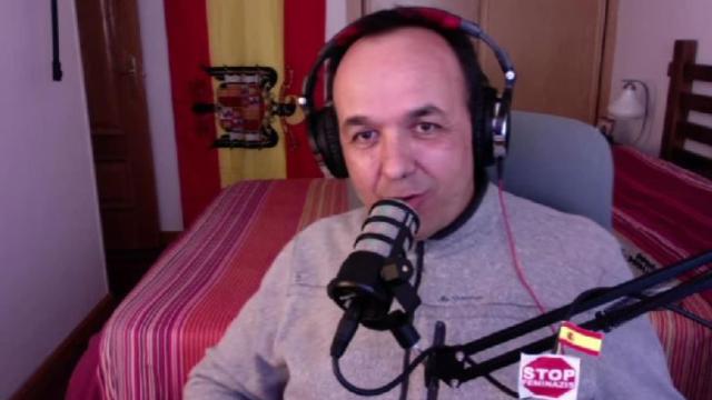 Chema de la Cierva, en el video que ha subido a Youtube donde se jacta de lo ocurrido.
