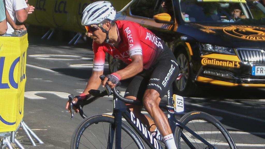 Nairo Quintana durante una etapa del Tour de Francia