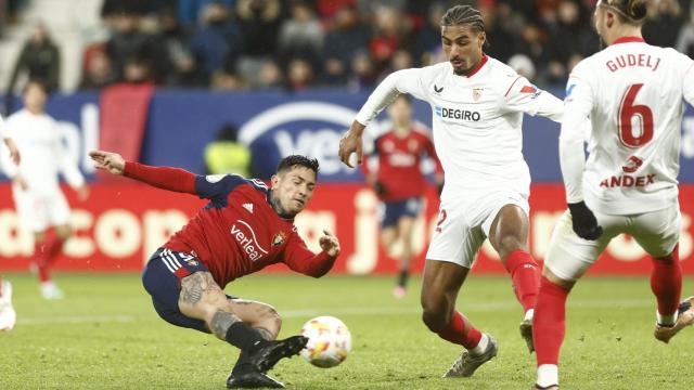 El Chimy Ávila, en el Osasuna - Sevilla.