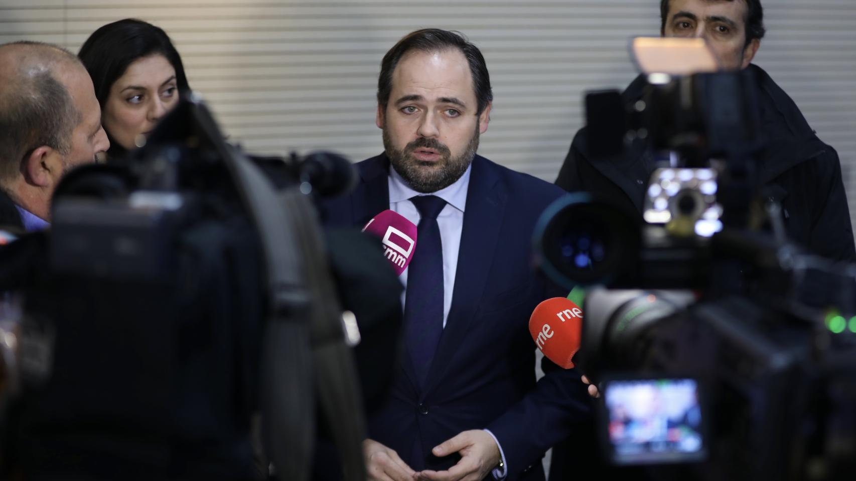 Paco Núñez, presidente del PP de Castilla-La Mancha, en una imagen de este miércoles