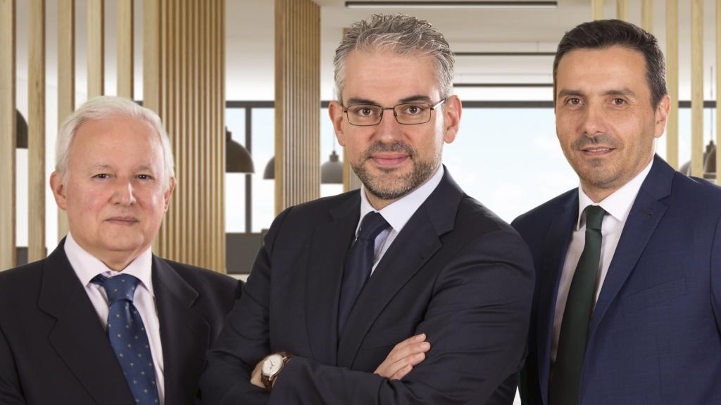 Equipo de gestión de Dunas Capital Asset Management: José María Lecube, Alfonso Benito y Carlos Gutiérrez.