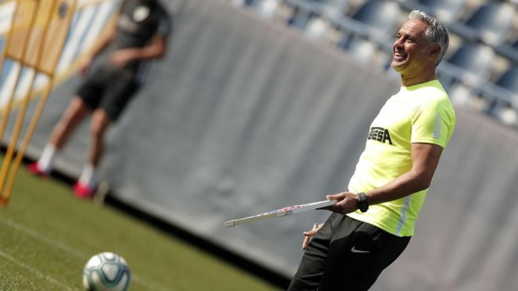 Sergio Pellicer, durante su etapa anterior en el Málaga CF