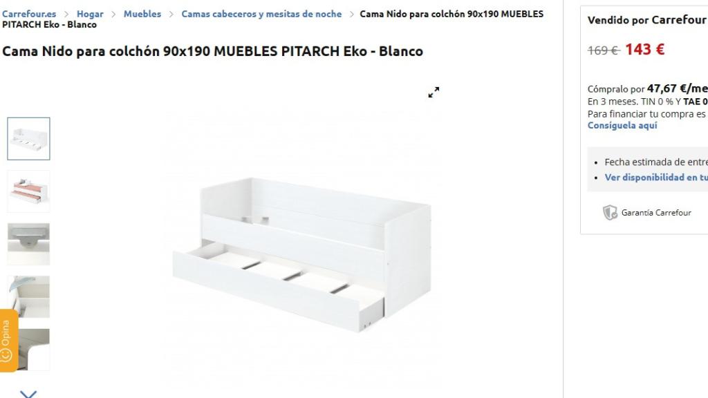 Cama nido.