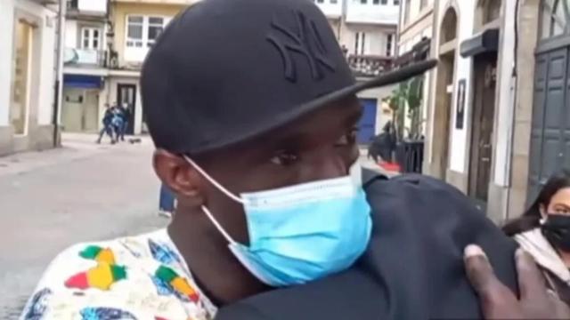 Ibrahima Diack, uno de los dos senegaleses que defendieron a Samuel Luiz, asesinado en La Coruña en julio de 2021.