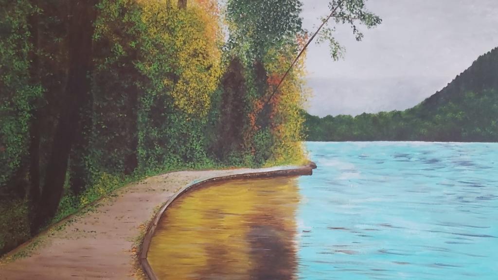 Paisaje pintado por Lorenzo Higueras