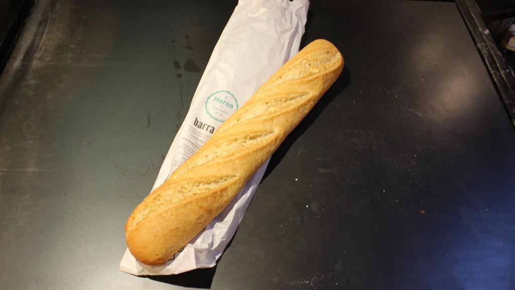 La barra de pan de Mercadona.