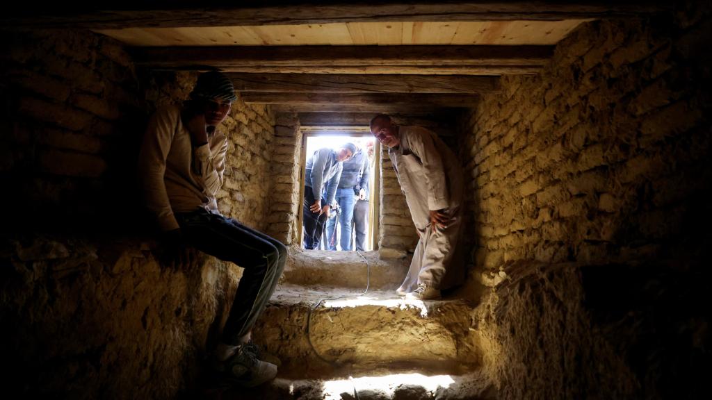 Interior de otra de las tumbas del Reino Antiguo.