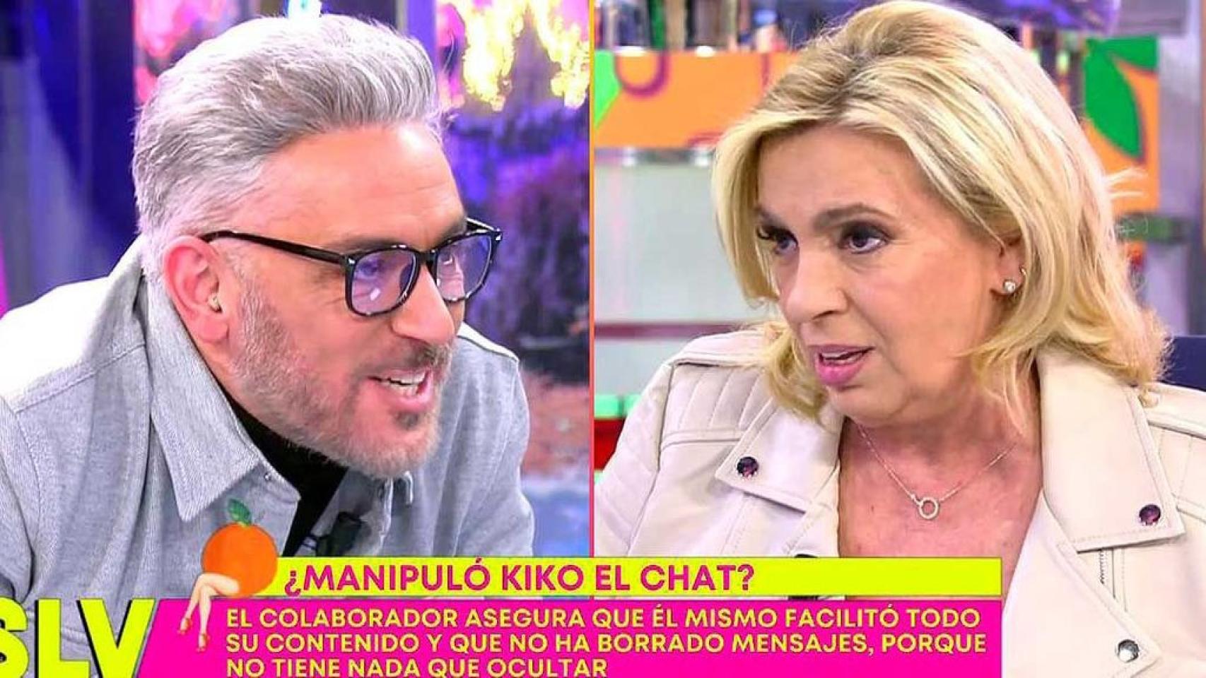 Kiko Hernández anima a Carmen Borrego a irse del 'Deluxe': Abandónalo por dignidad y orgullo