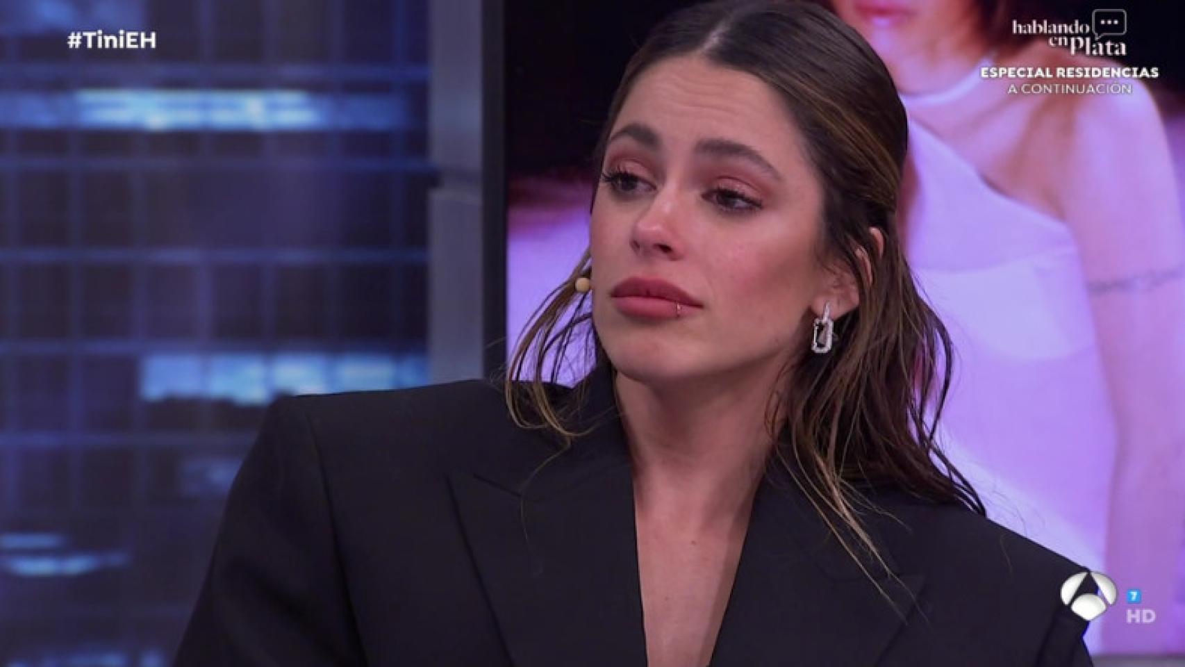Las lágrimas de Tini en 'El Hormiguero' al presentar su nuevo disco: Ha sido un año complicado
