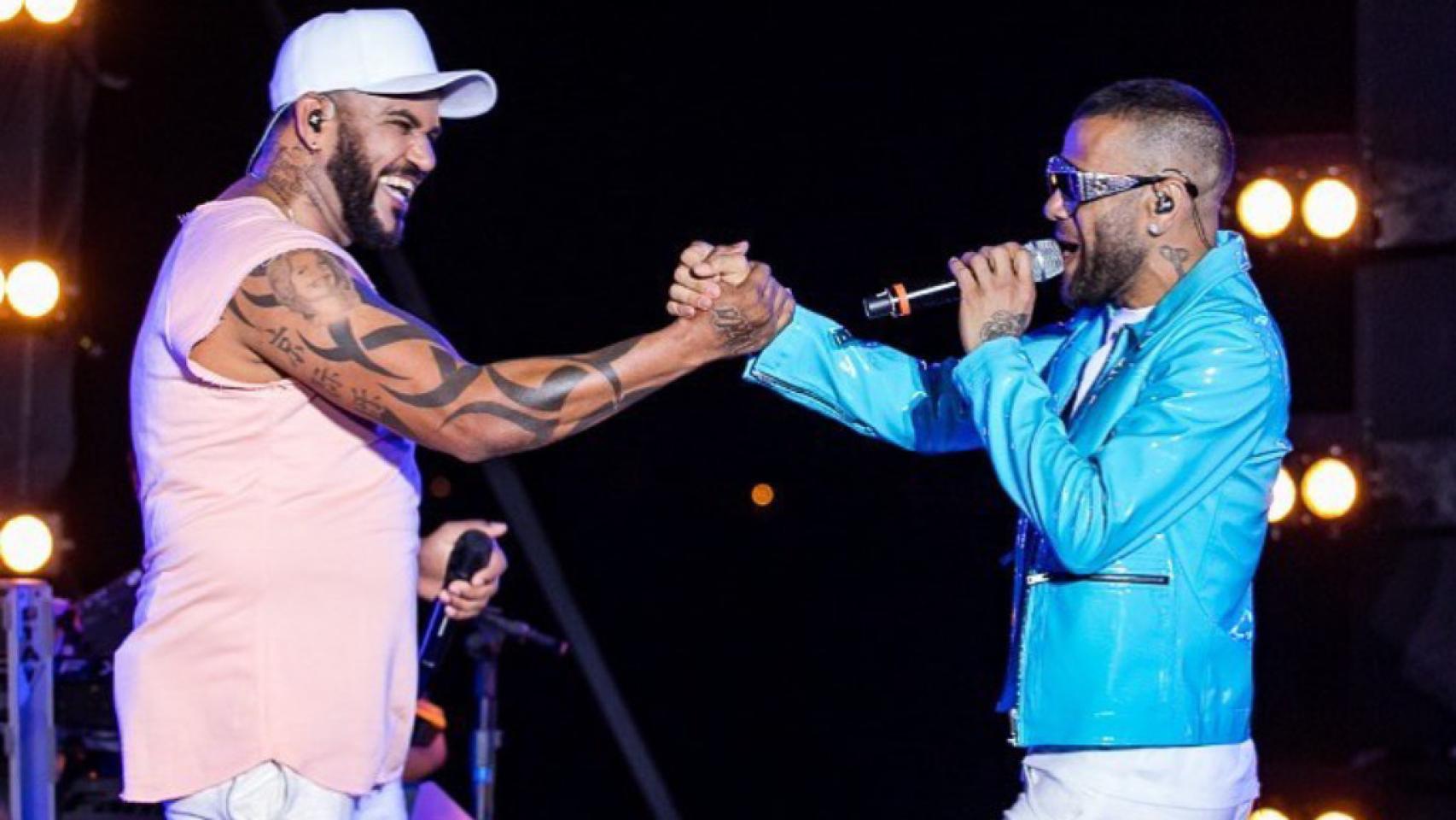 Ney Alves junto a su hermano, Dani, en una imagen compartida en Instagram.