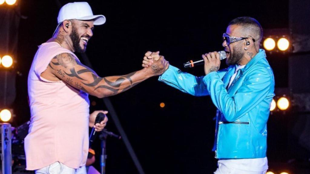 Ney Alves junto a su hermano, Dani, en una imagen compartida en Instagram.