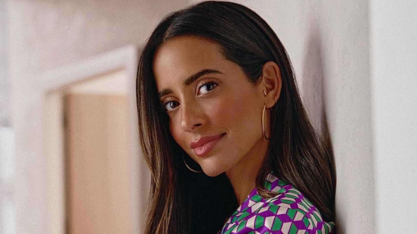 María Fernández-Rubíes con un pijama, en una imagen compartida en redes.