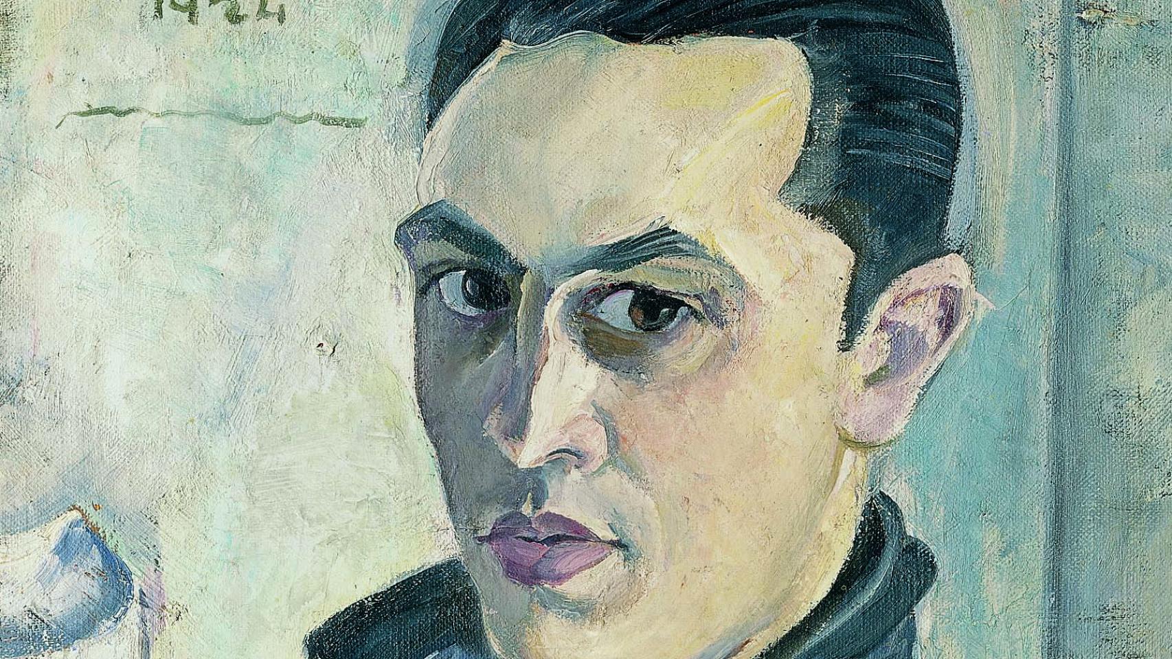'Autorretrato' (1924) de Francisco Bores. Colección Particular