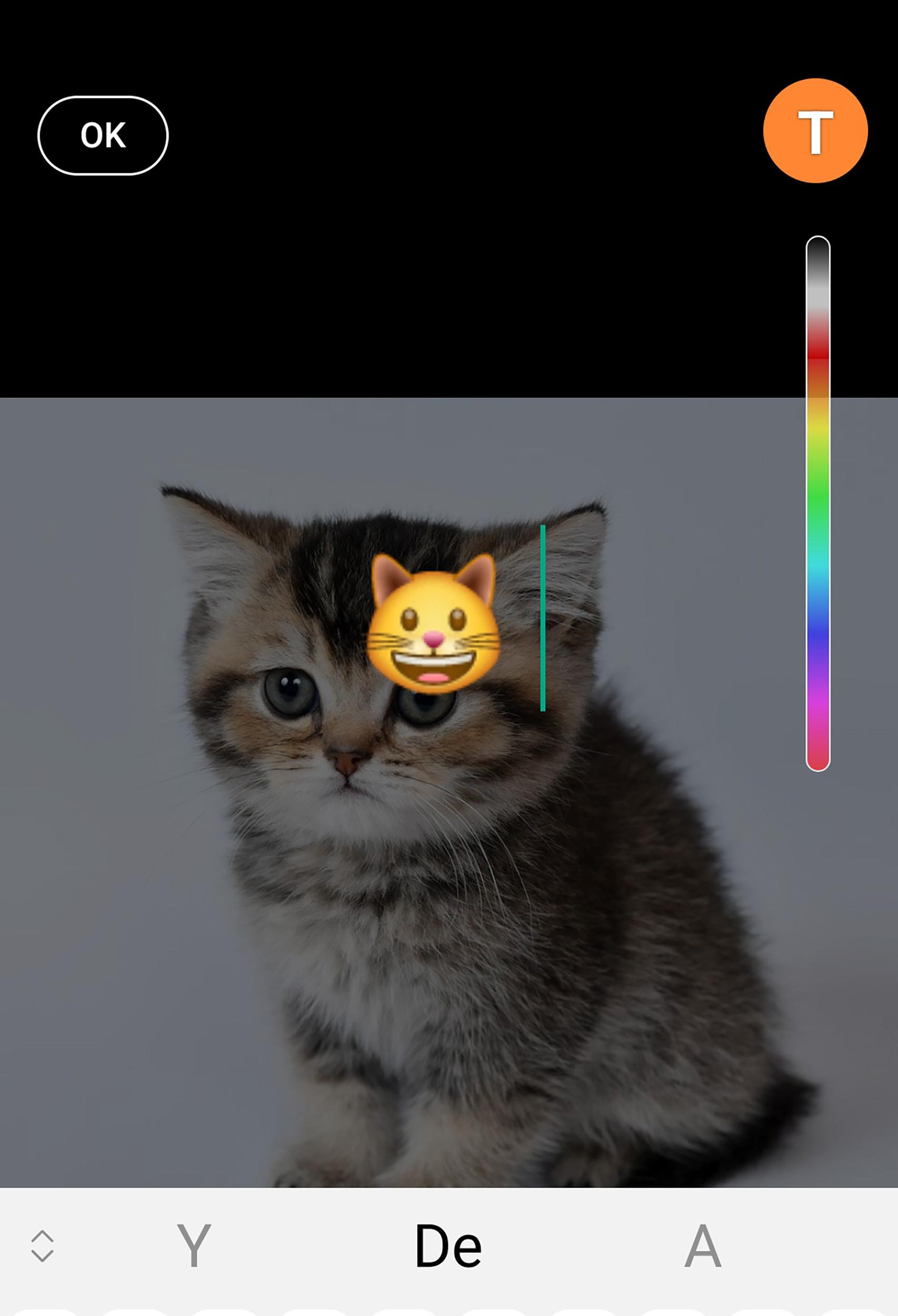 Así es la versión actual del editor de texto en WhatsApp