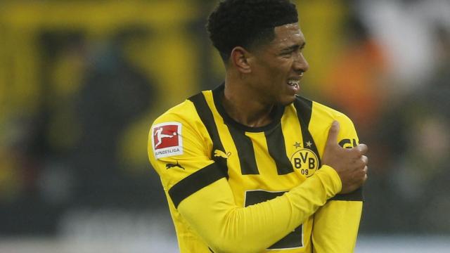 Jude Bellingham, en un partido del Borussia Dortmund de la temporada 2022/2023