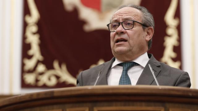 Juan Alfonso Ruiz Molina durante su intervención de este jueves. Foto: Cortes CLM.