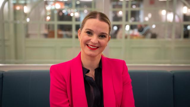 Marga Prohens, candidata del PP en Baleares, en una entrevista con EL ESPAÑOL.