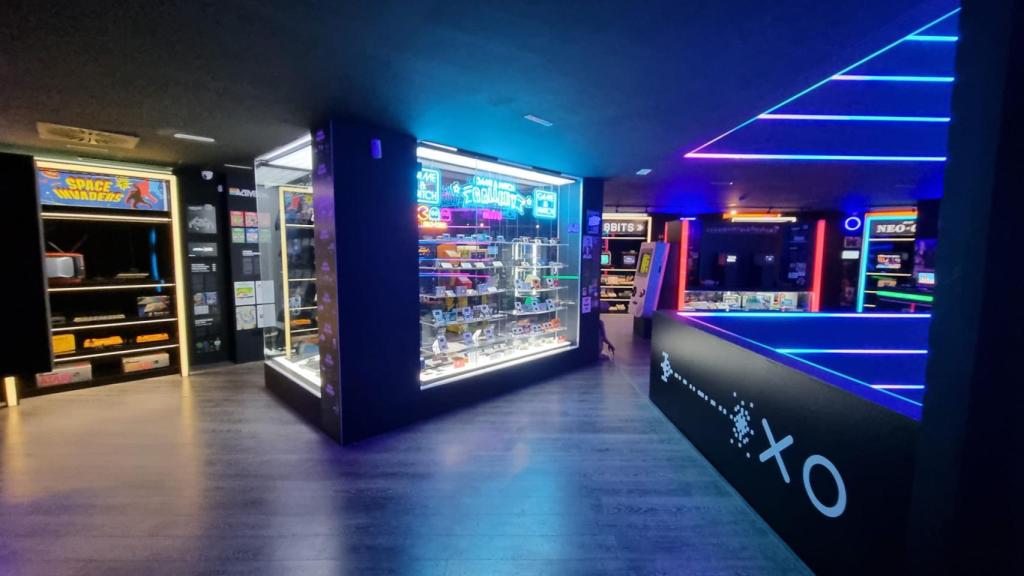 Interior de OXO Museo del Videojuego, recién inaugurado en la plaza del Siglo de Málaga