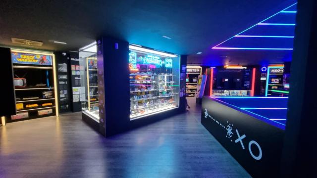 Interior de OXO Museo del Videojuego, recién inaugurado en la plaza del Siglo de Málaga
