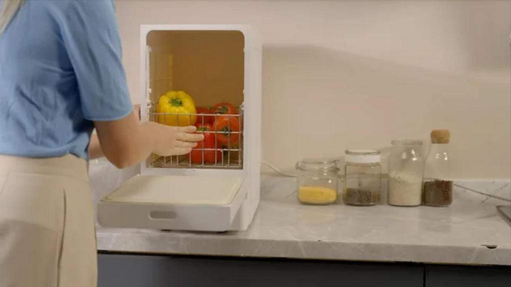 El lavavajillas también permite lavar los alimentos.