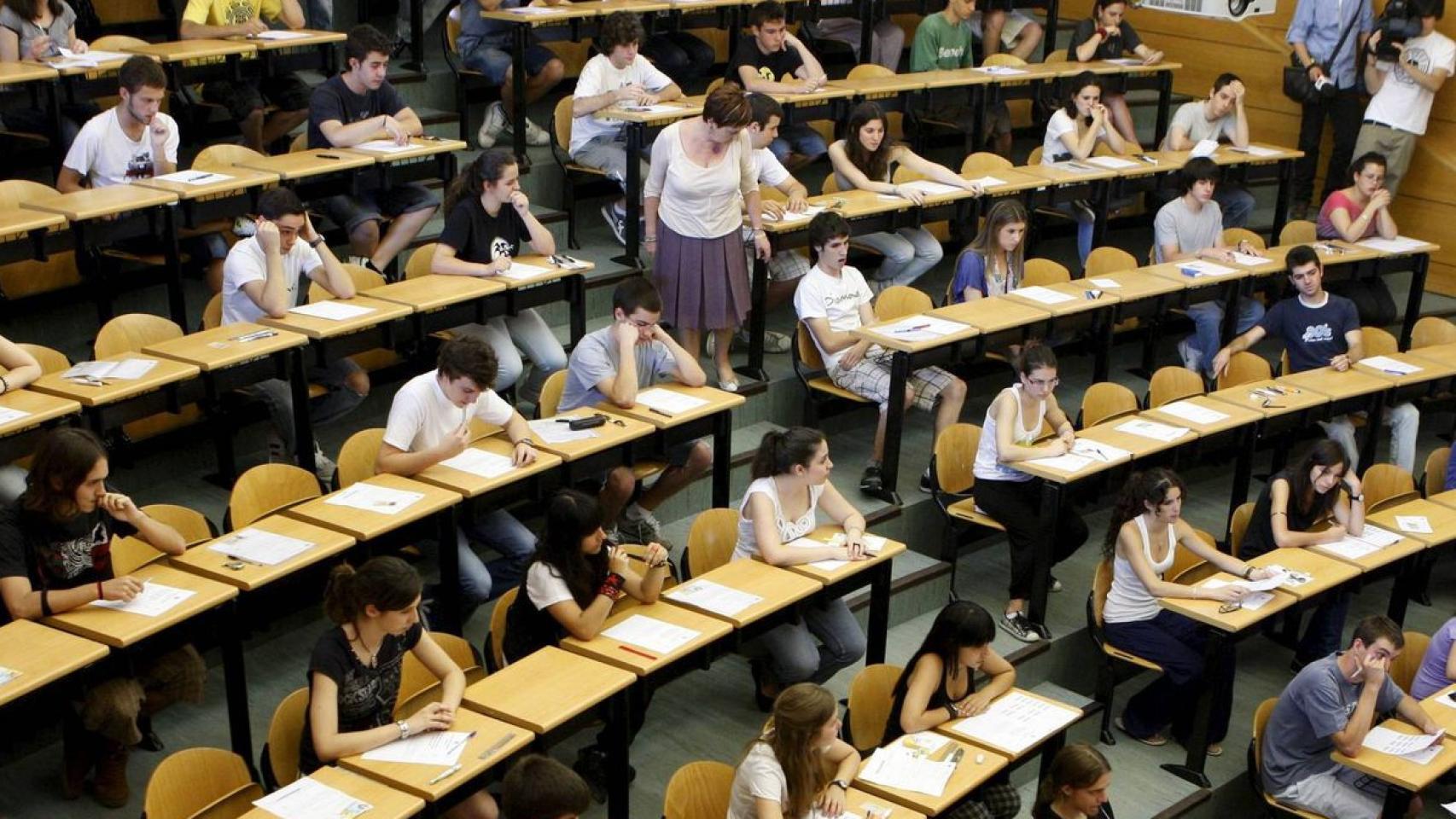 Un aula universitaria.