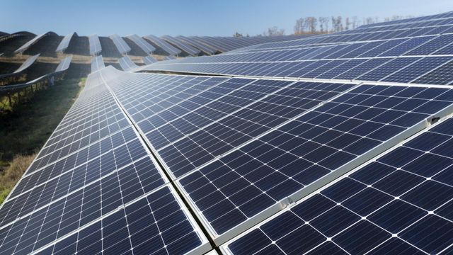 Planta fotovoltaica.