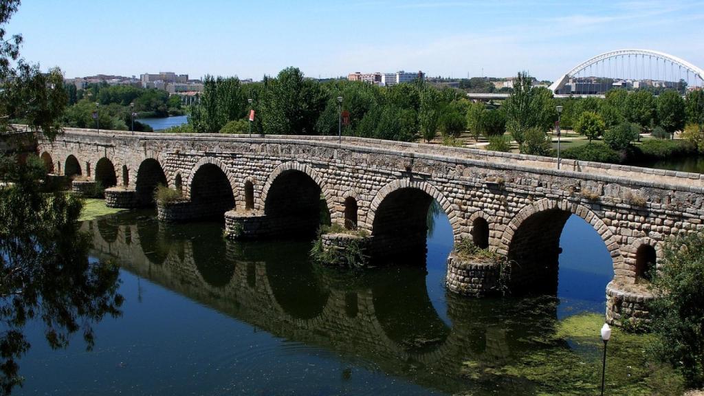 El puente romano de Mérida.