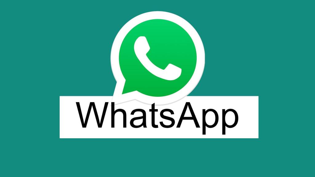 Fotomontaje con el logo de WhatsApp.