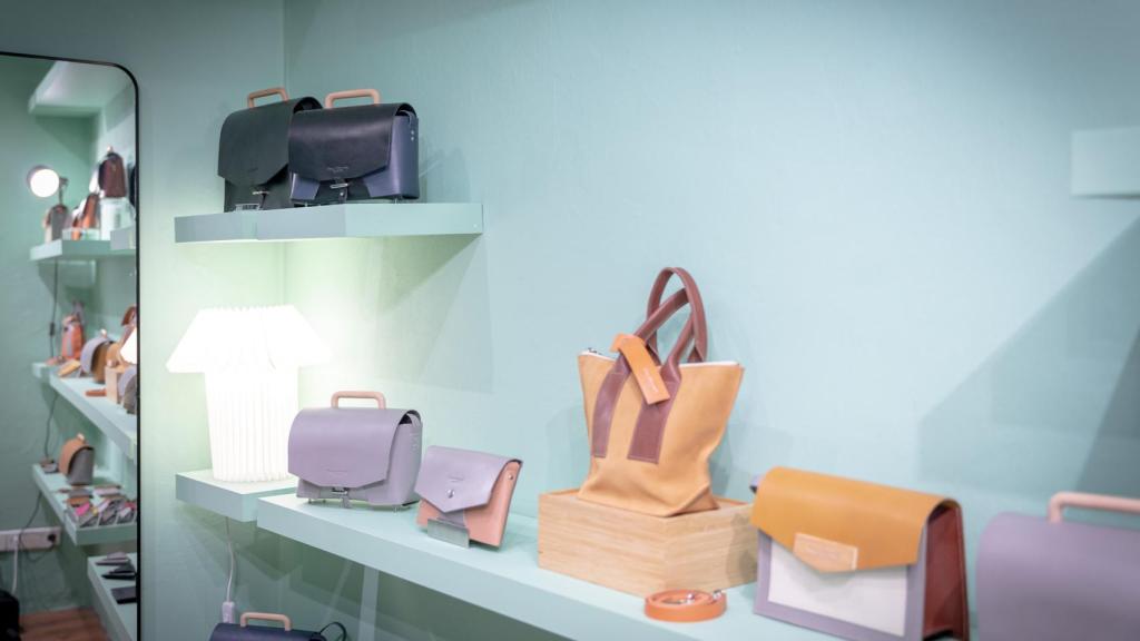 Interior de la tienda.