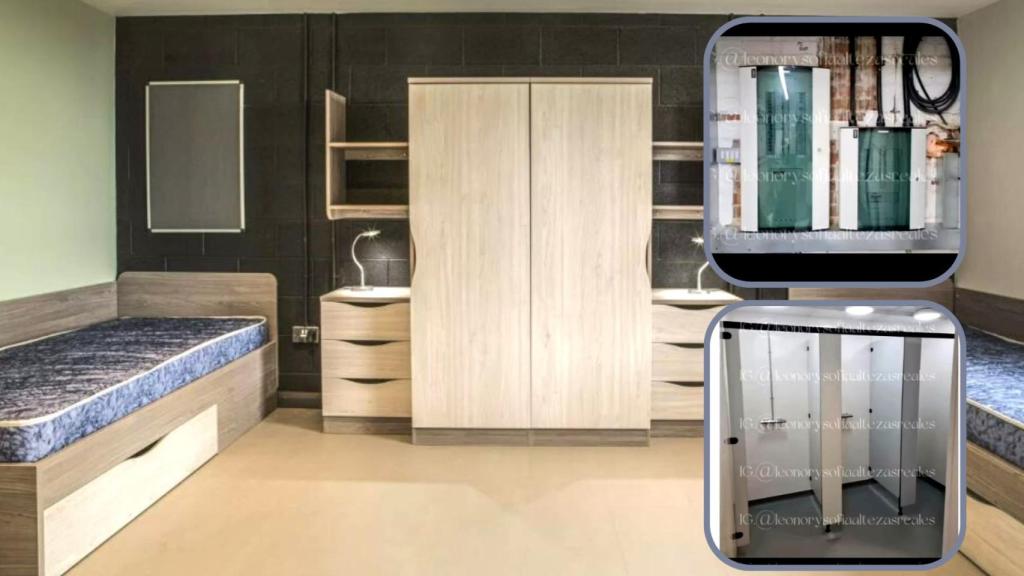 Las habitaciones y algunas reformas del internado.