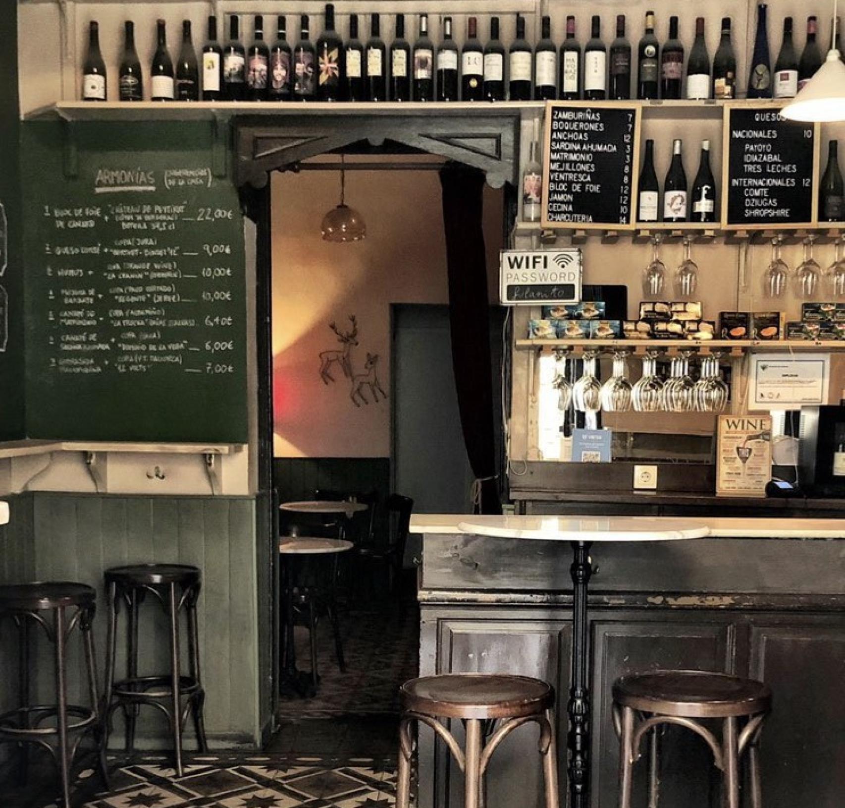Taberna De Vinos en la calle La Palma