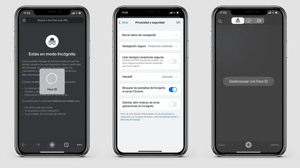 Ejemplo de la función en un iPhone.