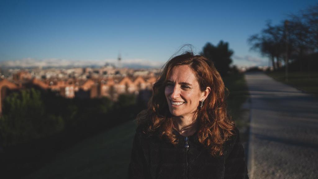 Mónica García en el parque del Tío Pio.