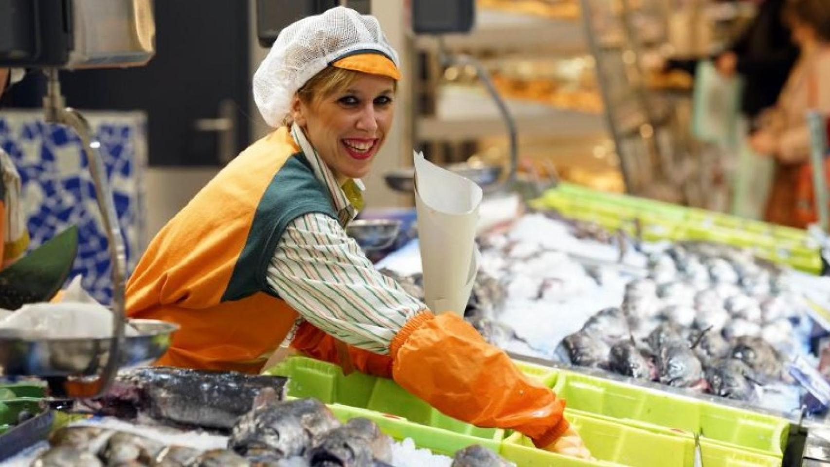 Trabajadora de Mercadona