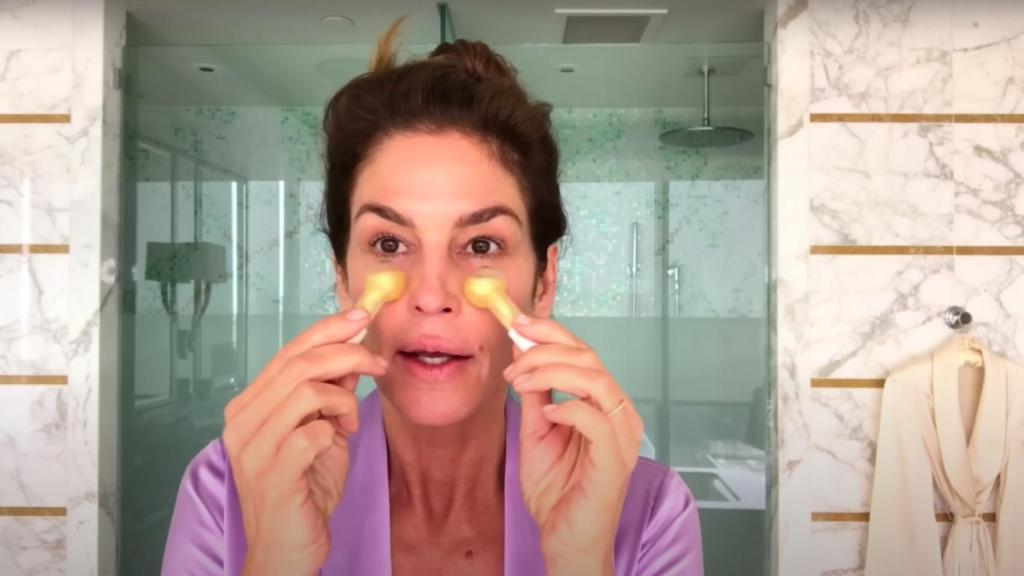 Cindy Crawford en una imagen de sus redes sociales.