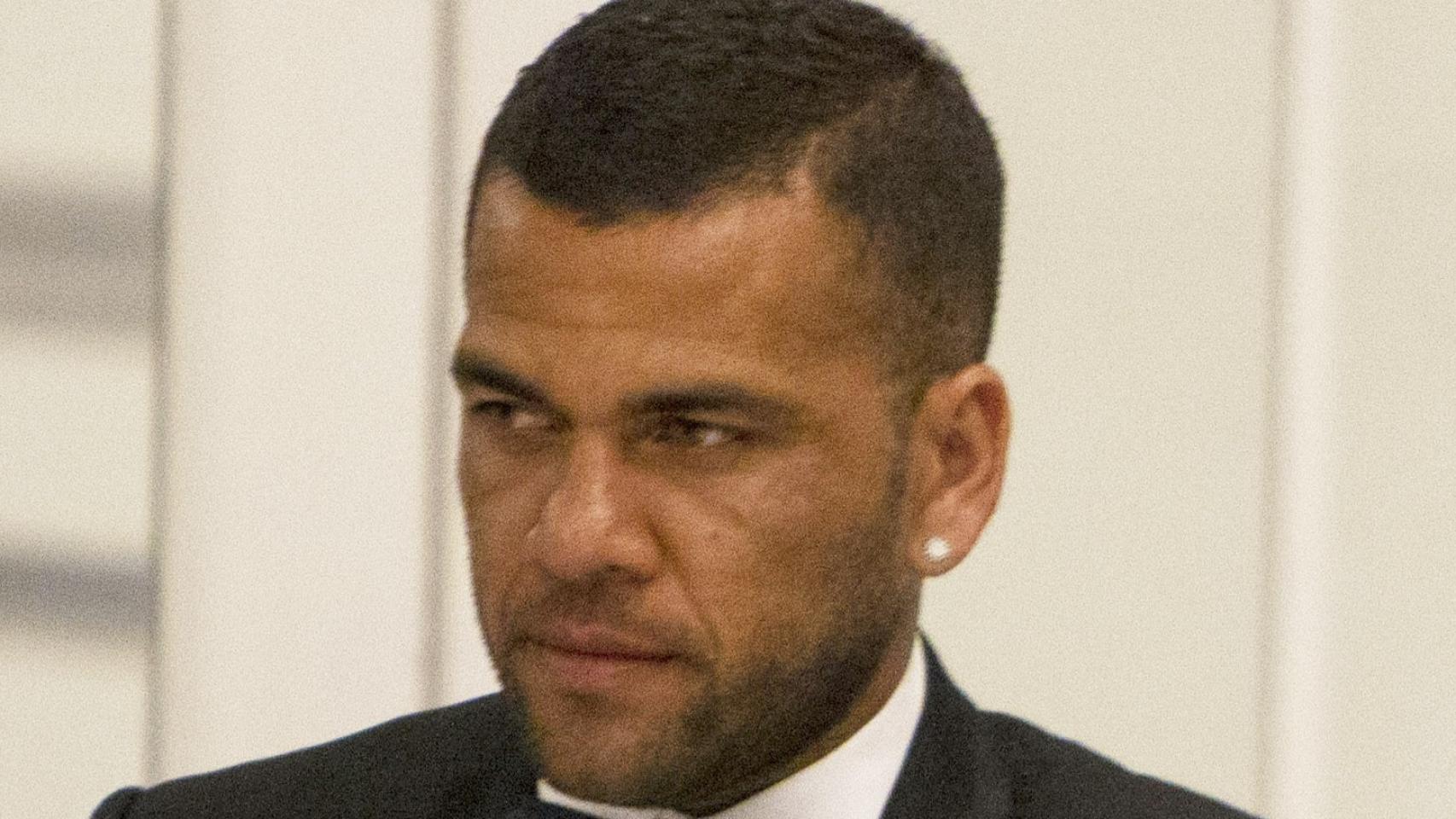 Dani Alves, en un partido de fútbol.
