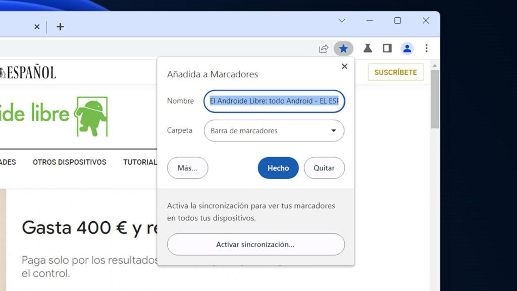 Los nuevos controles del rediseño de la interfaz de Chrome