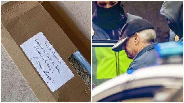 La carta bomba de la embajada de Ucrania y Pompeyo.