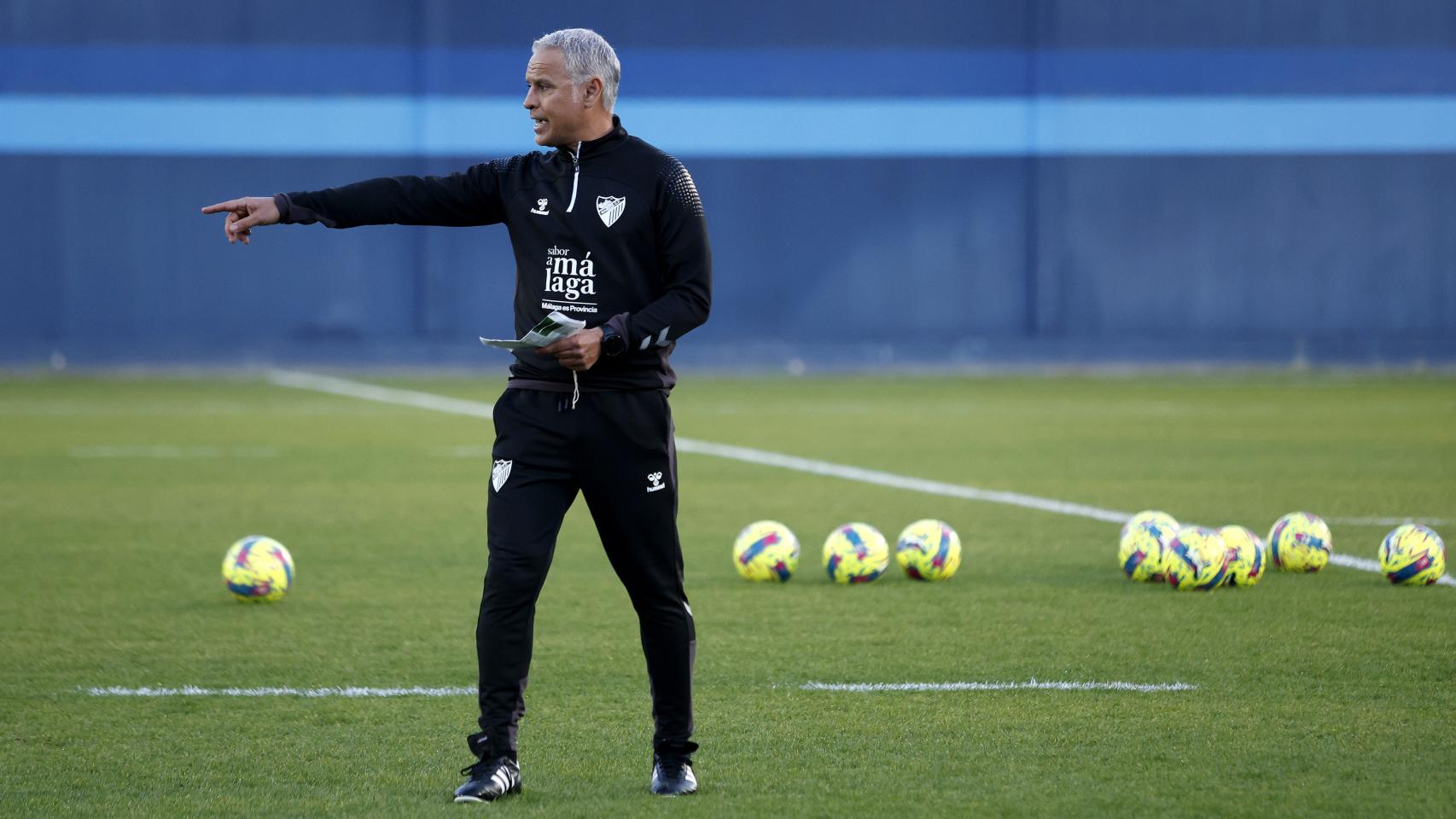 Sergio Pellicer, entrenador del Málaga CF