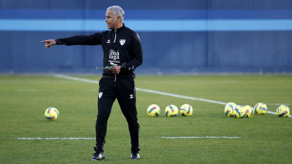 Sergio Pellicer, entrenador del Málaga CF