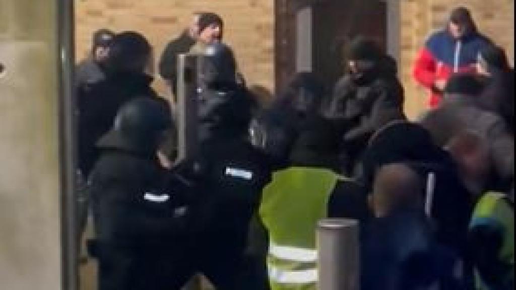 Protestas en Alemania por la acogida de refugiados.