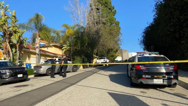 Escena del crimen en Beverly Crest