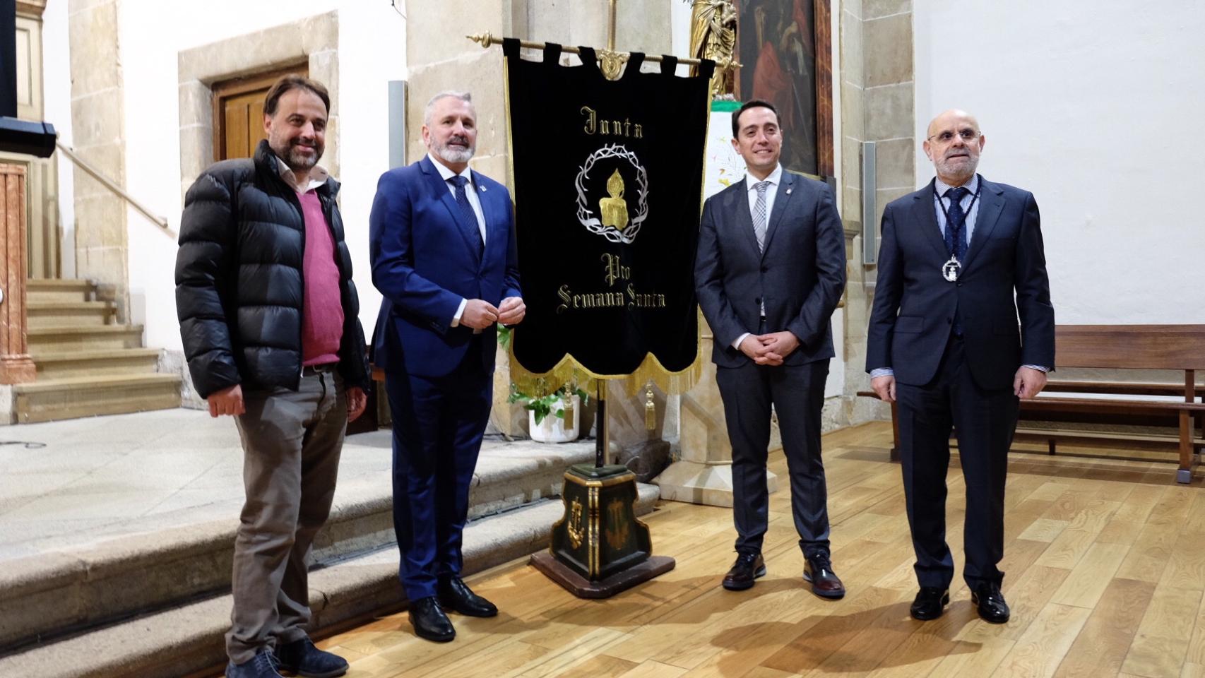 Fernando Castaño, Francisco Hernández Mateo, Luciano Huerga y Paulino Galván Morán