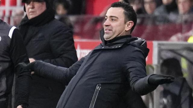 Xavi Hernández, en un partido del FC Barcelona de la temporada 2022/2023