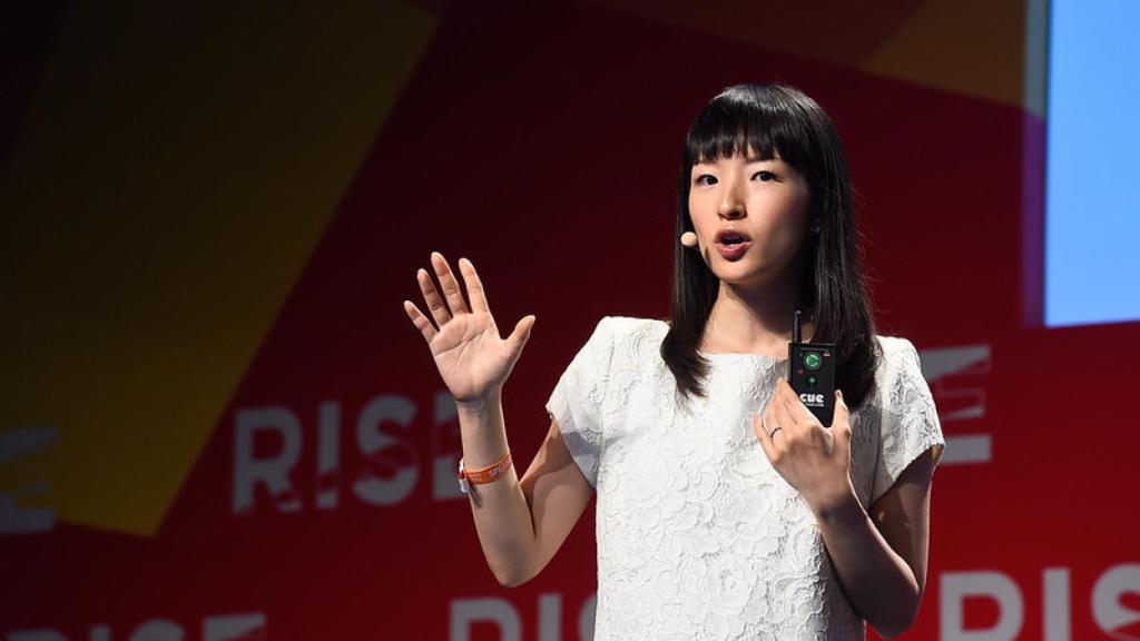 Marie Kondo en una conferencia