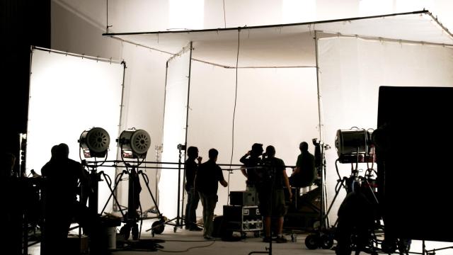 Set de rodaje.