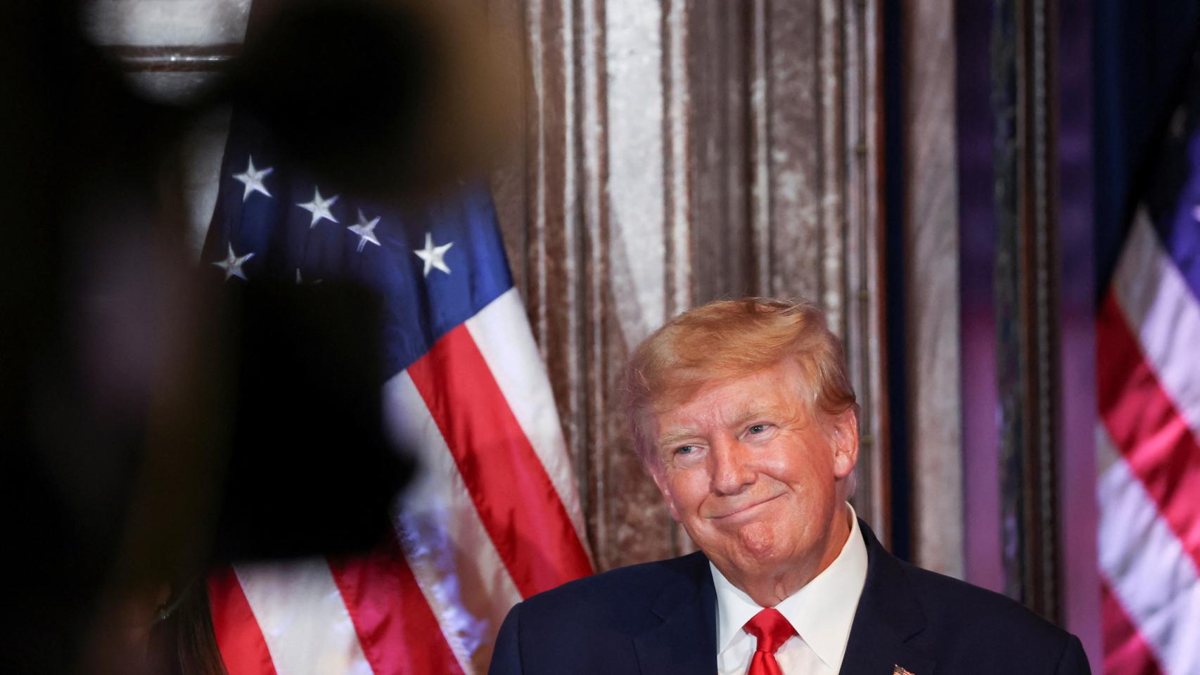 El expresidente de EEUU, Donald Trump, durante un mitin en Carolina del Sur.