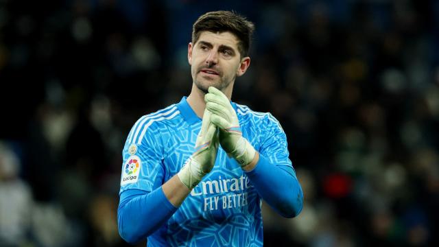 Thibaut Courtois, en el Santiago Bernabéu