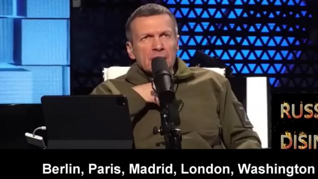 El presentador ruso Vladimir Solovyov.