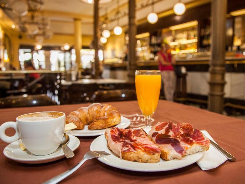 Uno de los desayunos del Café Novelty.